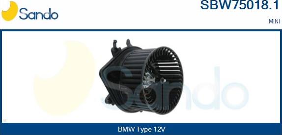 Sando SBW75018.1 - Salona ventilators www.autospares.lv