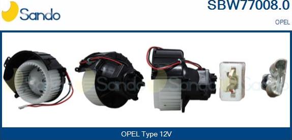 Sando SBW77008.0 - Salona ventilators www.autospares.lv