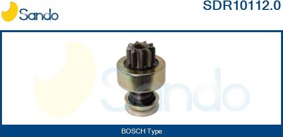 Sando SDR10112.0 - Pinion, bendix, starter www.autospares.lv