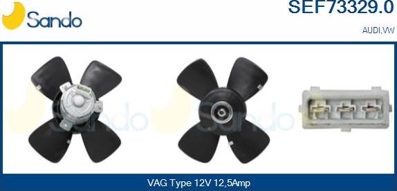 Sando SEF73329.0 - Ventilators, Motora dzesēšanas sistēma www.autospares.lv