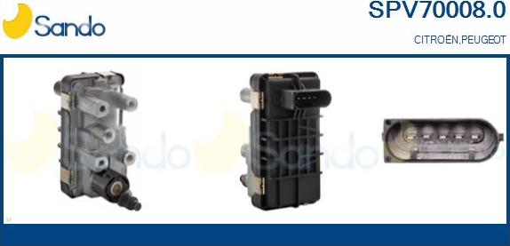 Sando SPV70008.0 - Pūtes spiediena regulēšanas vārsts www.autospares.lv