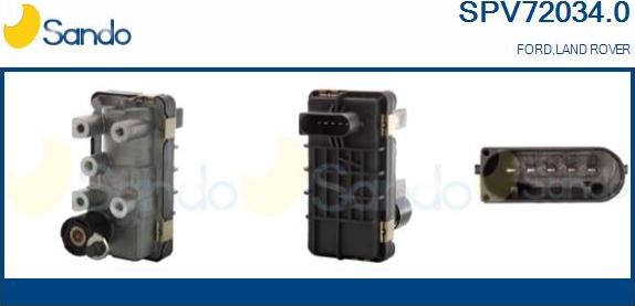 Sando SPV72034.0 - Pūtes spiediena regulēšanas vārsts www.autospares.lv