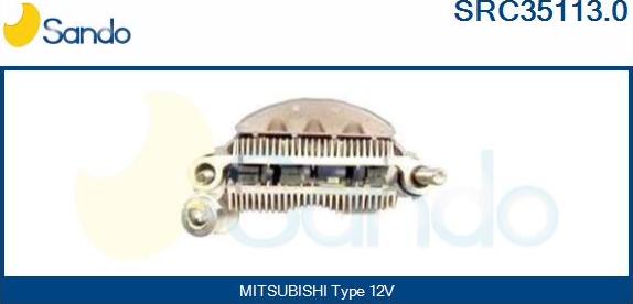 Sando SRC35113.0 - Rectifier, alternator www.autospares.lv