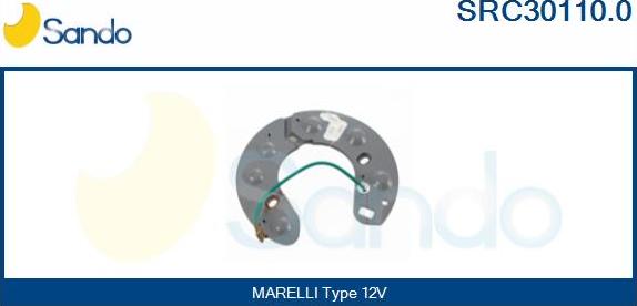 Sando SRC30110.0 - Taisngriezis, Ģenerators autospares.lv