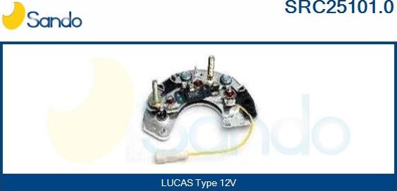 Sando SRC25101.0 - Rectifier, alternator www.autospares.lv