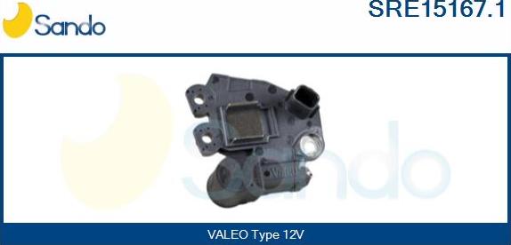 Sando SRE15167.1 - Регулятор напряжения, генератор www.autospares.lv