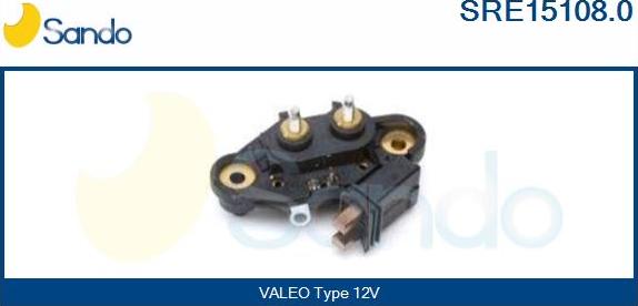 Sando SRE15108.0 - Ģeneratora sprieguma regulators autospares.lv