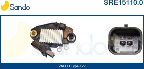 Sando SRE15110.0 - Ģeneratora sprieguma regulators www.autospares.lv