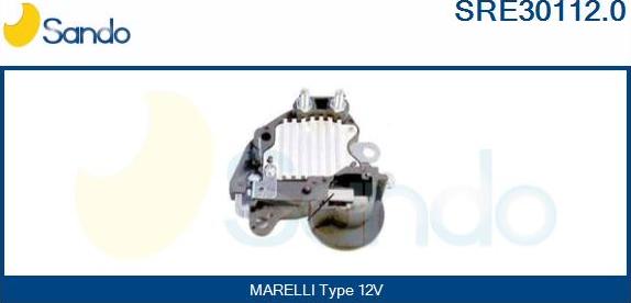 Sando SRE30112.0 - Ģeneratora sprieguma regulators www.autospares.lv