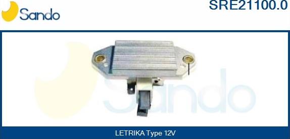 Sando SRE21100.0 - Voltage regulator, alternator www.autospares.lv