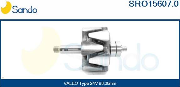 Sando SRO15607.0 - Rotor, alternator www.autospares.lv