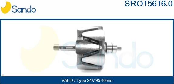 Sando SRO15616.0 - Rotors, Ģenerators www.autospares.lv