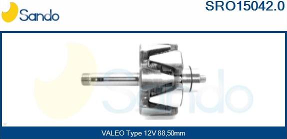 Sando SRO15042.0 - Rotor, alternator www.autospares.lv