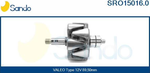 Sando SRO15016.0 - Rotor, alternator www.autospares.lv