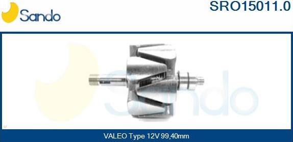 Sando SRO15011.0 - Rotors, Ģenerators www.autospares.lv