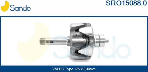 Sando SRO15088.0 - Rotor, alternator www.autospares.lv