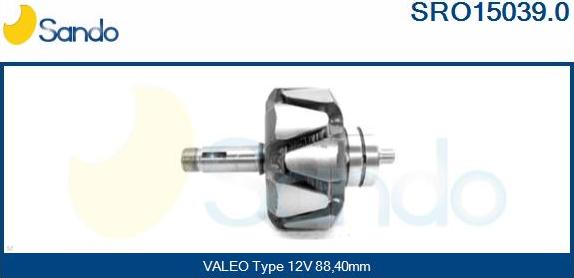 Sando SRO15039.0 - Rotor, alternator www.autospares.lv