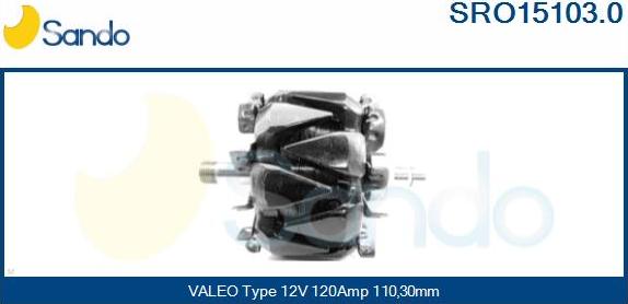 Sando SRO15103.0 - Rotors, Ģenerators www.autospares.lv