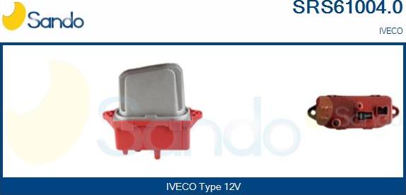 Sando SRS61004.0 - Rezistors, Salona ventilators www.autospares.lv