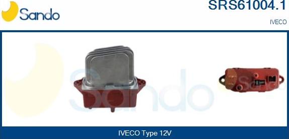 Sando SRS61004.1 - Rezistors, Salona ventilators www.autospares.lv