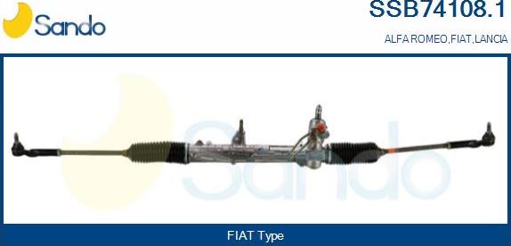 Sando SSB74108.1 - Stūres mehānisms autospares.lv