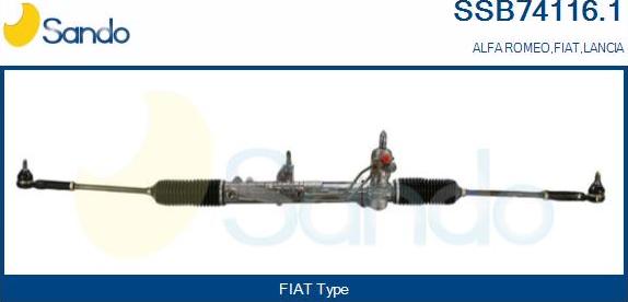 Sando SSB74116.1 - Stūres mehānisms autospares.lv