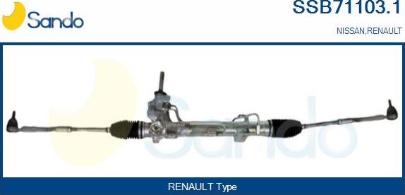 Sando SSB71103.1 - Stūres mehānisms autospares.lv