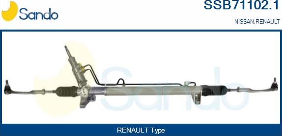 Sando SSB71102.1 - Steering Gear www.autospares.lv