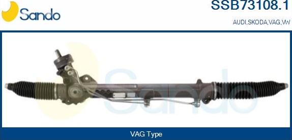 Sando SSB73108.1 - Steering Gear www.autospares.lv