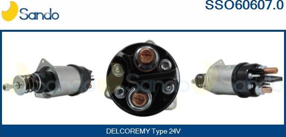 Sando SSO60607.0 - Solenoid Switch, starter www.autospares.lv