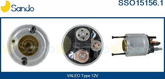 Sando SSO15156.1 - Solenoid Switch, starter www.autospares.lv