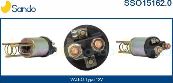 Sando SSO15162.0 - Solenoid Switch, starter www.autospares.lv