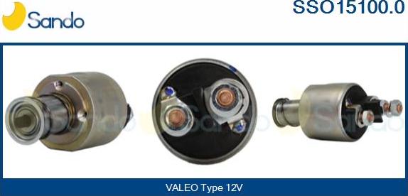 Sando SSO15100.0 - Solenoid Switch, starter www.autospares.lv