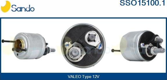 Sando SSO15100.1 - Solenoid Switch, starter www.autospares.lv