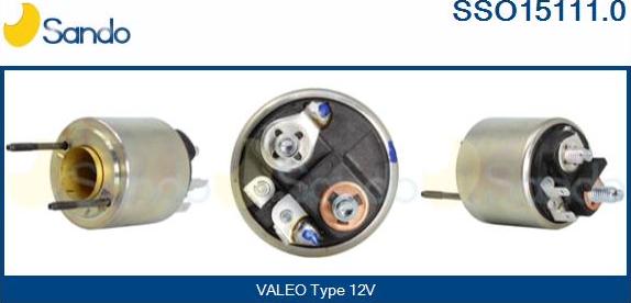 Sando SSO15111.0 - Solenoid Switch, starter www.autospares.lv