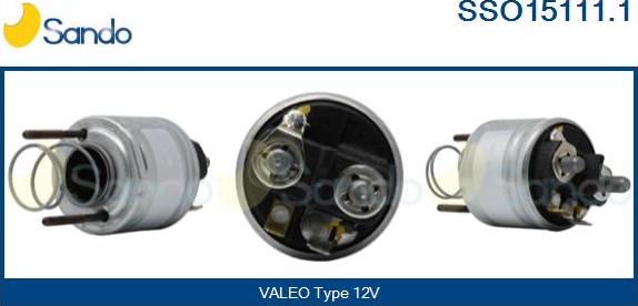 Sando SSO15111.1 - Solenoid Switch, starter www.autospares.lv