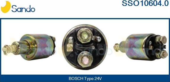 Sando SSO10604.0 - Solenoid Switch, starter www.autospares.lv