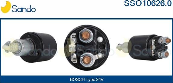 Sando SSO10626.0 - Solenoid Switch, starter www.autospares.lv