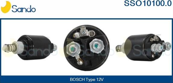 Sando SSO10100.0 - Solenoid Switch, starter www.autospares.lv