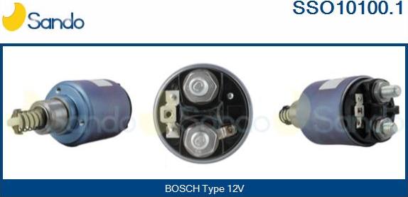 Sando SSO10100.1 - Solenoid Switch, starter www.autospares.lv