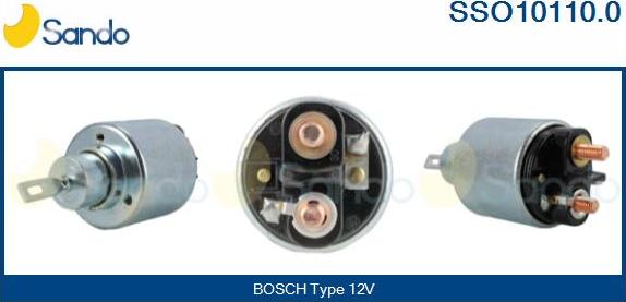 Sando SSO10110.0 - Solenoid Switch, starter www.autospares.lv