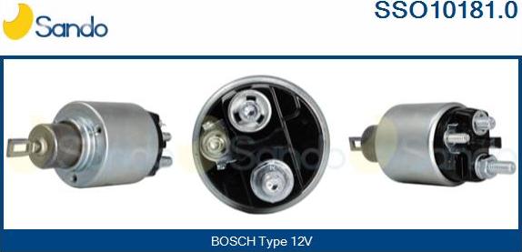 Sando SSO10181.0 - Solenoid Switch, starter www.autospares.lv