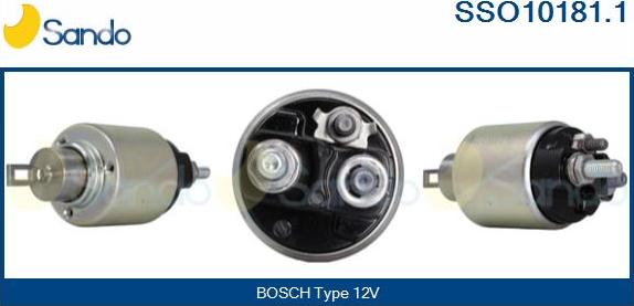 Sando SSO10181.1 - Solenoid Switch, starter www.autospares.lv