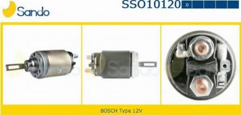 Sando SSO10120.0 - Solenoid Switch, starter www.autospares.lv