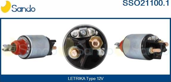 Sando SSO21100.1 - Solenoid Switch, starter www.autospares.lv