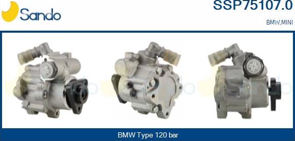 Sando SSP75107.0 - Hydraulic Pump, steering system www.autospares.lv