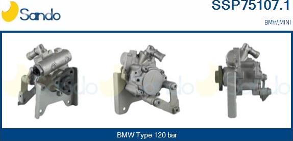 Sando SSP75107.1 - Hydraulic Pump, steering system www.autospares.lv