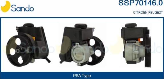 Sando SSP70146.0 - Hydraulic Pump, steering system www.autospares.lv