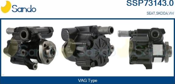 Sando SSP73143.0 - Hydraulic Pump, steering system www.autospares.lv