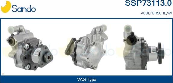 Sando SSP73113.0 - Hydraulic Pump, steering system www.autospares.lv